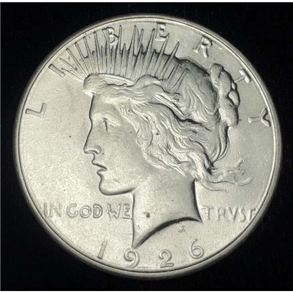1926-S Peace Silver Dollar AU+