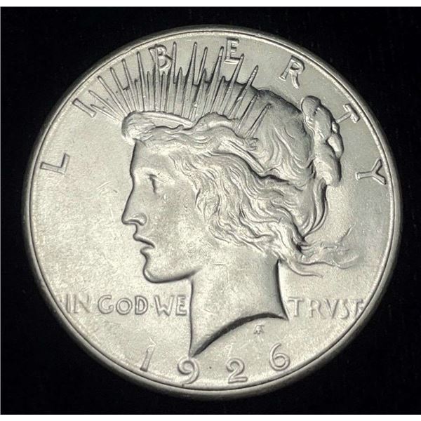 1926-S Peace Silver Dollar AU+