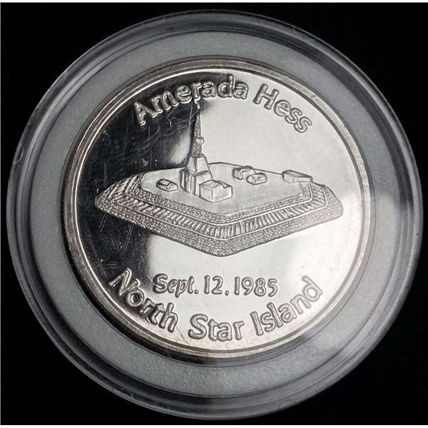 Rare 1985 Alaska AIC/Martin 1 Of 500 Proof 1 ozt .999 Silver