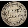Image 2 : 1852 Silver 3 Cents VG