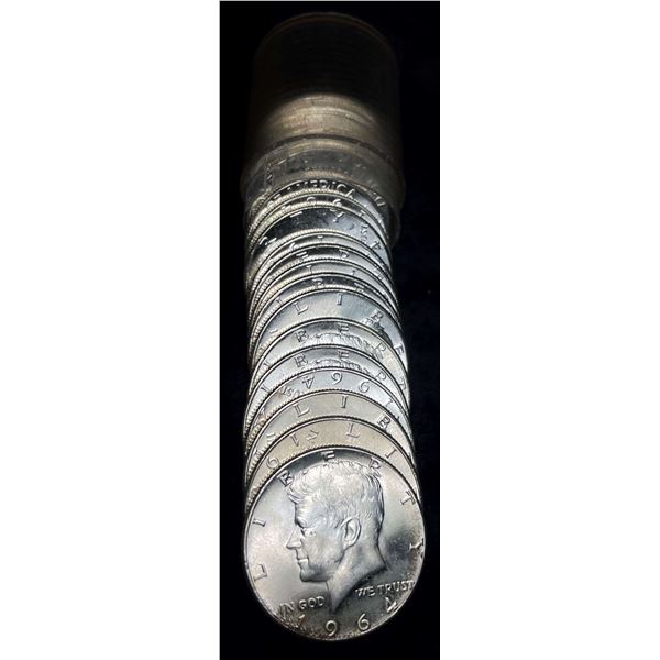 Roll (20-coins) Mint Condition 90% Silver 1964 Kennedy Half Dollars $10 FV