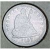 Image 1 : 1857 Liberty Seated Quarter VF
