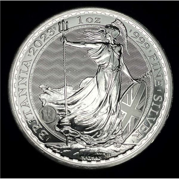 2023 Great Britain Britannia 1 ozt .999 Silver