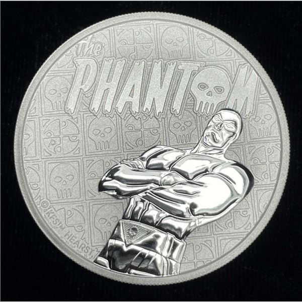 2022 Phantom $1 Tuvalu 1 ozt .9999 Silver