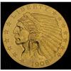 Image 1 : 1908 Gold $2.50 Indian Head MS63+