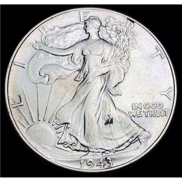 1943 Walking Liberty Silver Half Dollar MS63