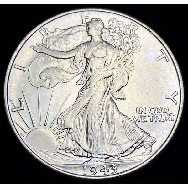 1943 Walking Liberty Silver Half Dollar MS63