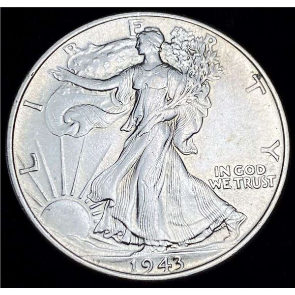 1943 Walking Liberty Silver Half Dollar MS63