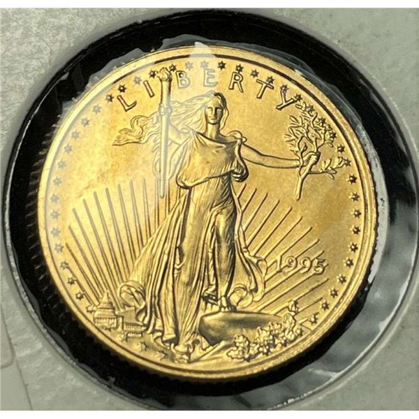 1995 $5 American Gold Eagle 1/10th ozt