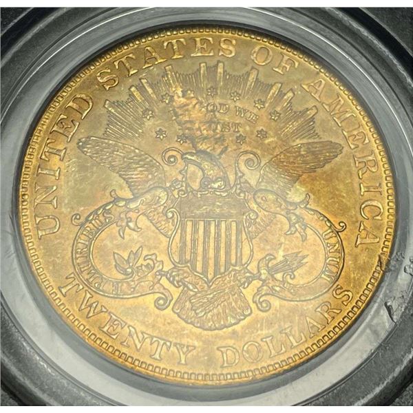 1904 Gold $20 Liberty Head NGC MS62 Mint Error