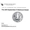 Image 6 : 1 ozt Silver Coin 2011 9/11 PCGS PR70DCAM