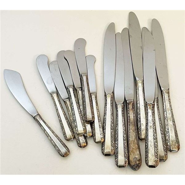 684 Grams Towle Stainless/Sterling Silver Flatware Collection
