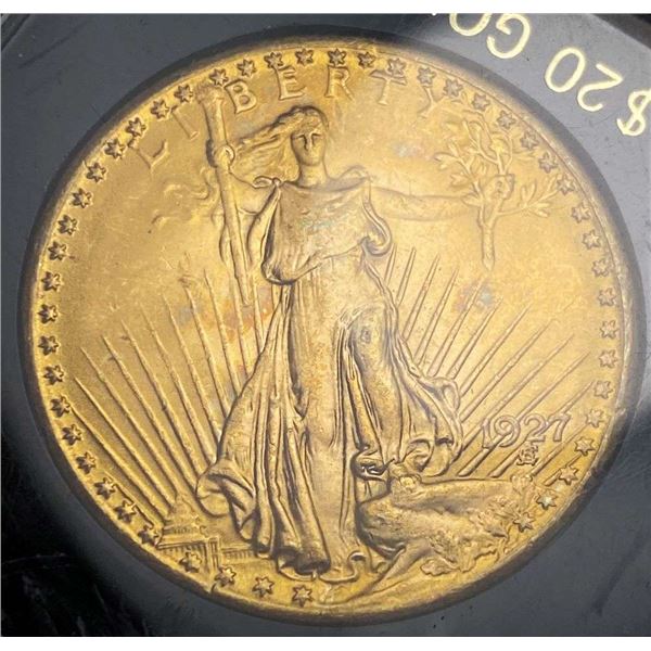 Last Minute! 1927 Gold Saint Gaudens $20 MS64