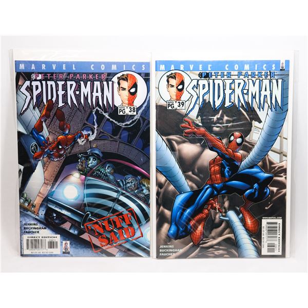 PETER PARKER SPIDERMAN #38,39