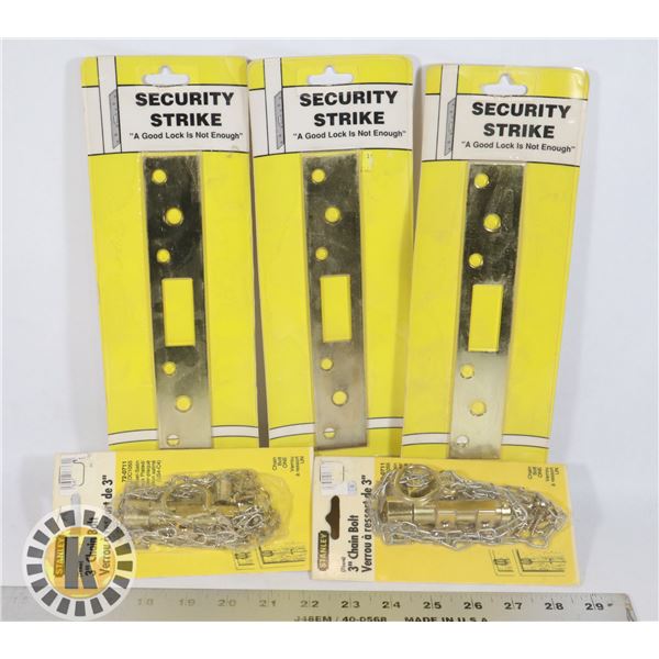 LOT OF THREE SECURITY STRIKE KITS SOLD WITH TWO