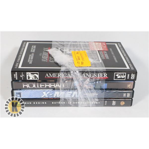 BUNDLE OF ASSORTED DVDS