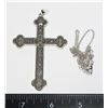 Image 1 : NEW MEDIUM SIZED CROSS CHARM NECKLACE