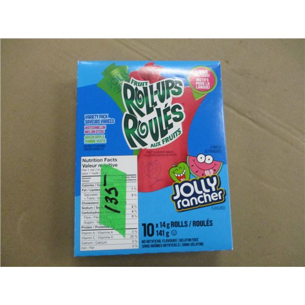 SHELF PULLS (AS IS) JOLLY RANCHER FRUIT ROLL UPS (141 G) BOX