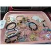 Image 1 : Tray of Asst. Fashion Earrings, Bracelets, Rings