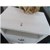 Image 2 : White 2 Drawer Side Table