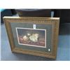 Image 1 : Ornate Frame Flower Print - 35" x 29"