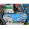Image 1 : Box of Asst. Halo Lights, Flood Lights, Plugs and More
