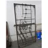 Image 1 : Ornate Metal Twin Bed Framed w/Head/Foot Boards