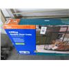 Image 2 : Folding Double Door Pet Crate, Adjustable Baby/Pet Gate