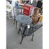 Image 1 : Cast Iron Bistro Table w/2 Chairs