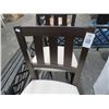 Image 2 : Mahogany Padded Bar Stools (2)