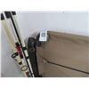 Image 2 : Lot of Fishing Poles, Tackle Box, Oversized Folding Chair