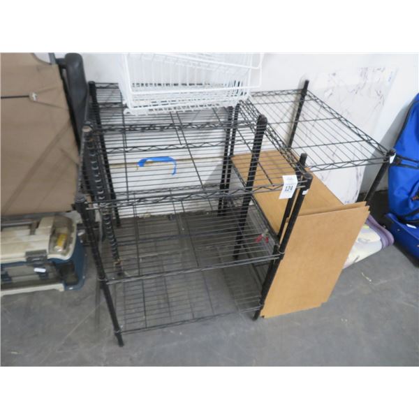 Black 3 Shelf Metro Rack 30