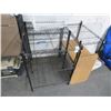 Image 1 : Black 3 Shelf Metro Rack 30" x 23" (3), 2 White Wire Baskets