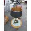Image 1 : Brass Floor Lamp, 3 Light Table Lamp, Small Table