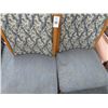 Image 2 : Oak Grey Fabric Cushion Dining Chairs (4)