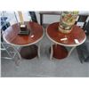 Image 1 : Mahogany Side Tables (Pair)