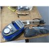 Image 1 : Lot of Air Express Inflator, Tony Little Exercise Bar & Tripod