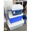 Image 1 : 3-Coleman, Rubbermaid Coolers - 3 X $