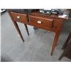 Image 3 : Mahogany 2 Drawer Hall Tables (2)