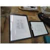Image 1 : Framed Drawings (2) - 15" x 12"