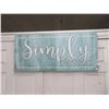 Image 1 : Simply Blessed Wall Art - 42" x 19"