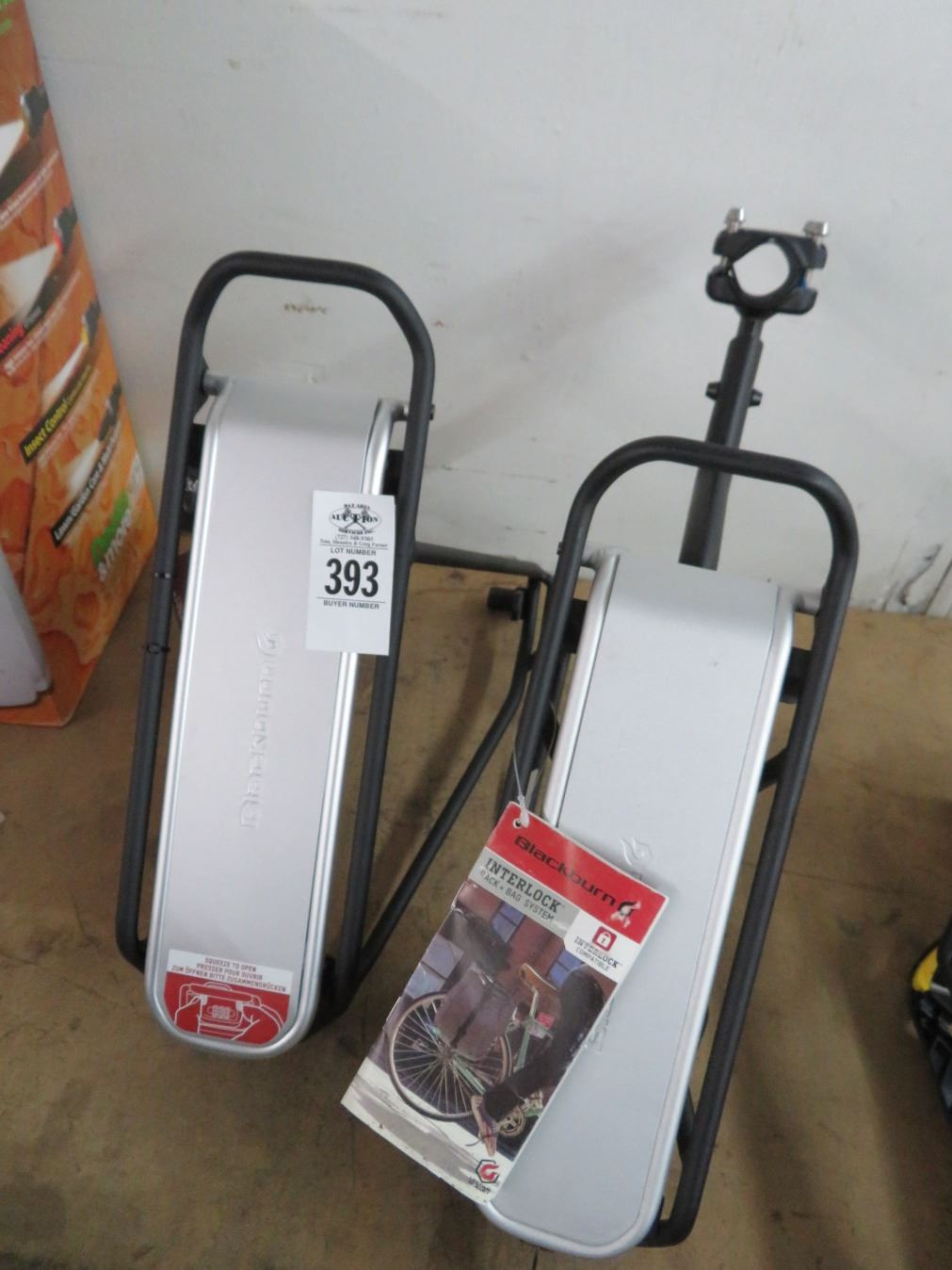Interlocking Bike Rack 2-Blackburn Interlock Bike Rack and Bag System - 2 X