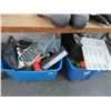 Image 1 : Tubs w/Hilfiger Bags & Asst. Kitchen Items