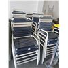 Image 1 : 28 -Blue/White Pool Chairs - 28 X $