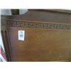 Image 2 : Mahogany Carved Full Bed Frame