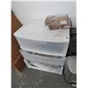 Image 1 : Sterilite 3 Drawer Storage w/Dog Leashes