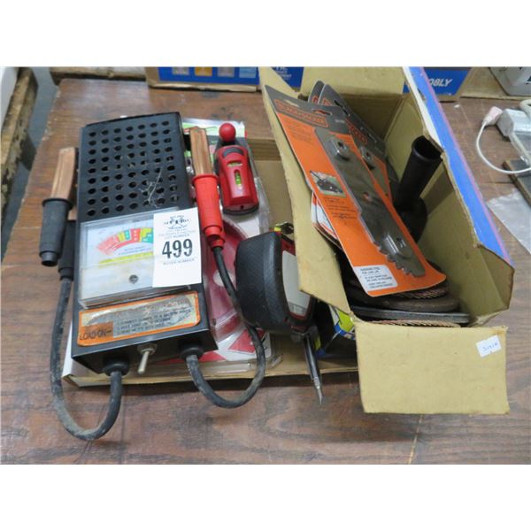 Battery Tester, Edger Blades