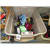 Image 2 : Tubs & Box Lot Car Cleaning Product, Hardware & More