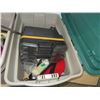 Image 3 : Tubs & Box Lot Car Cleaning Product, Hardware & More
