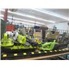 Image 1 : Shelf Lot of Ryobi Saw, Chargers/Saw Parts Bins